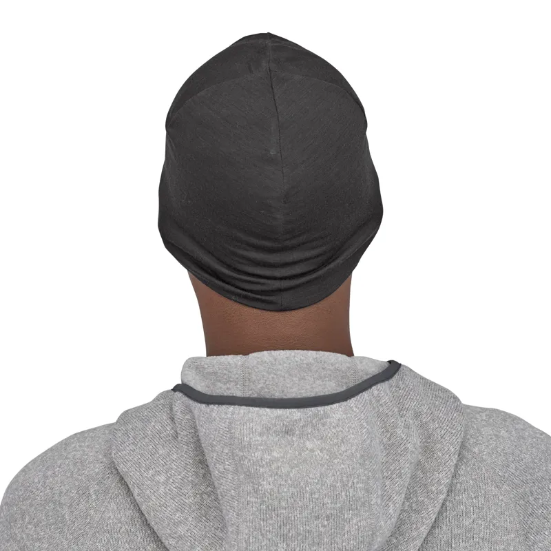 Patagonia Overlook Merino Wool Beanie in Black-2