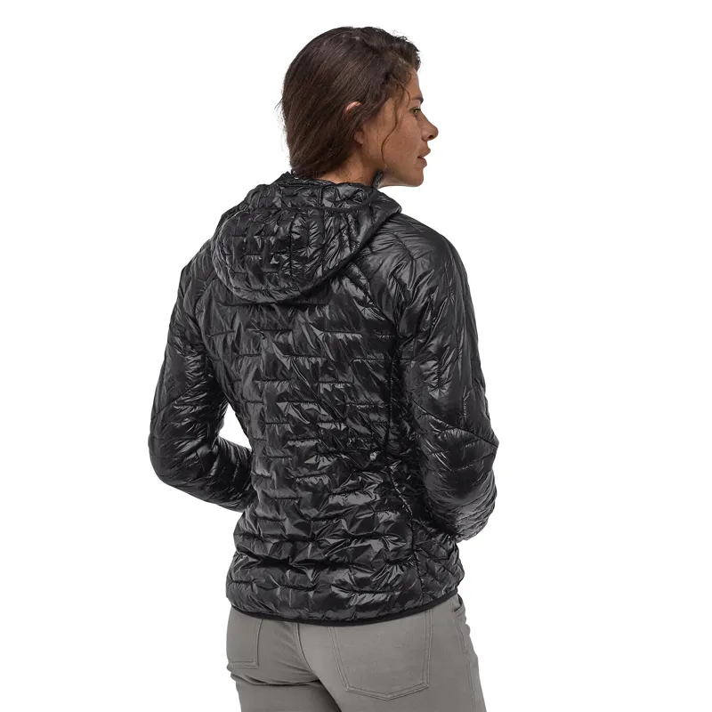 Patagonia Micro Puff Womens Hoody in Black -2