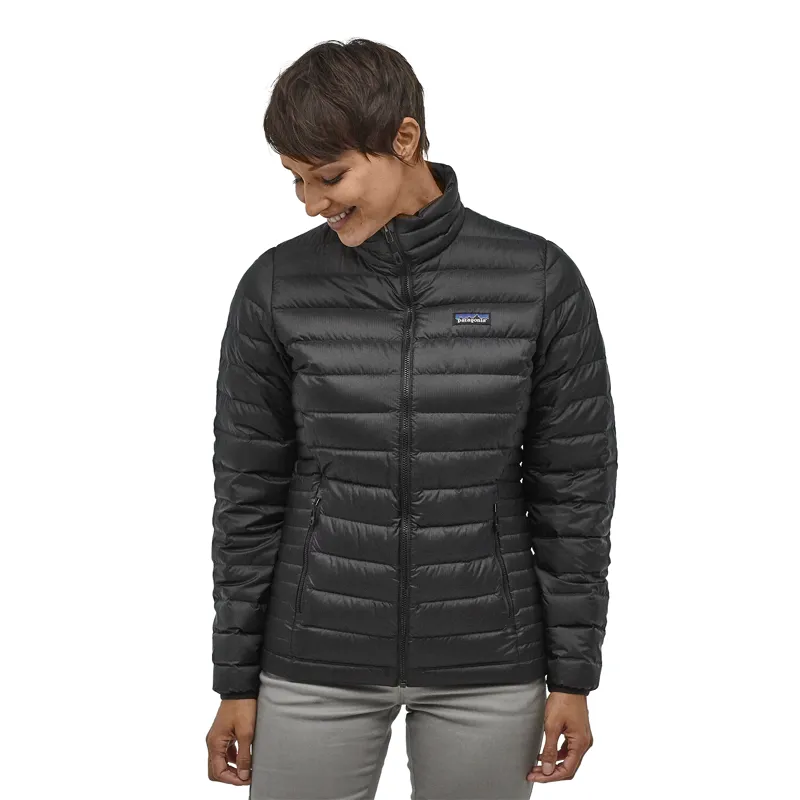 Patagonia Womens Down Sweater Jacket in Black-2