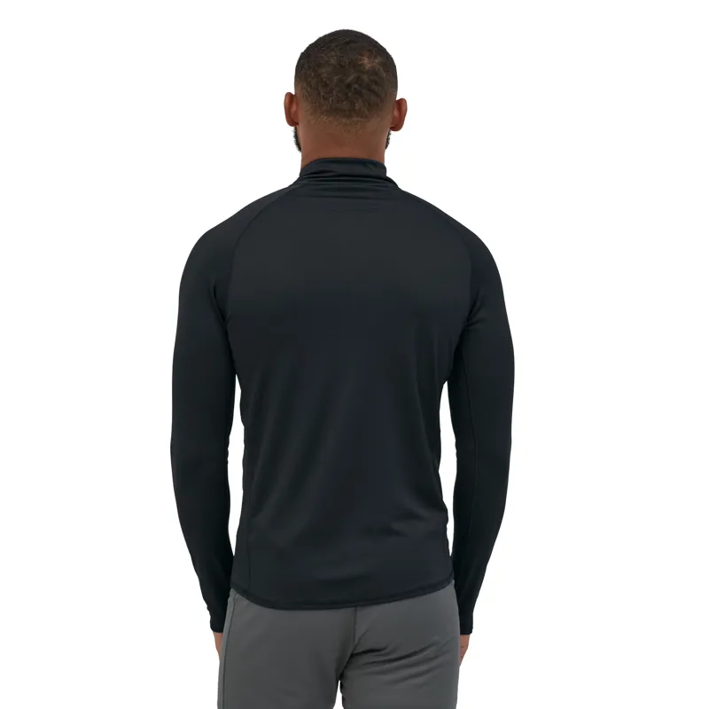 Patagonia Capilene Midweight Zip Neck Baselayer in Black-2
