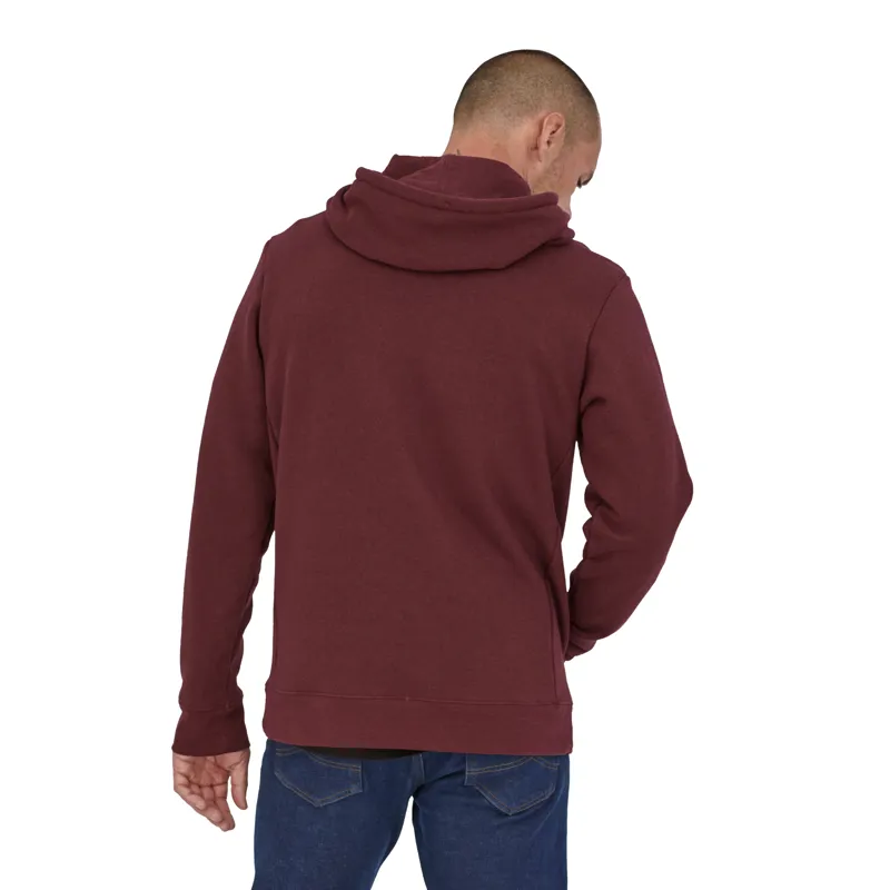 Patagonia P-6 Logo Uprisal Hoody in Dark Ruby -2