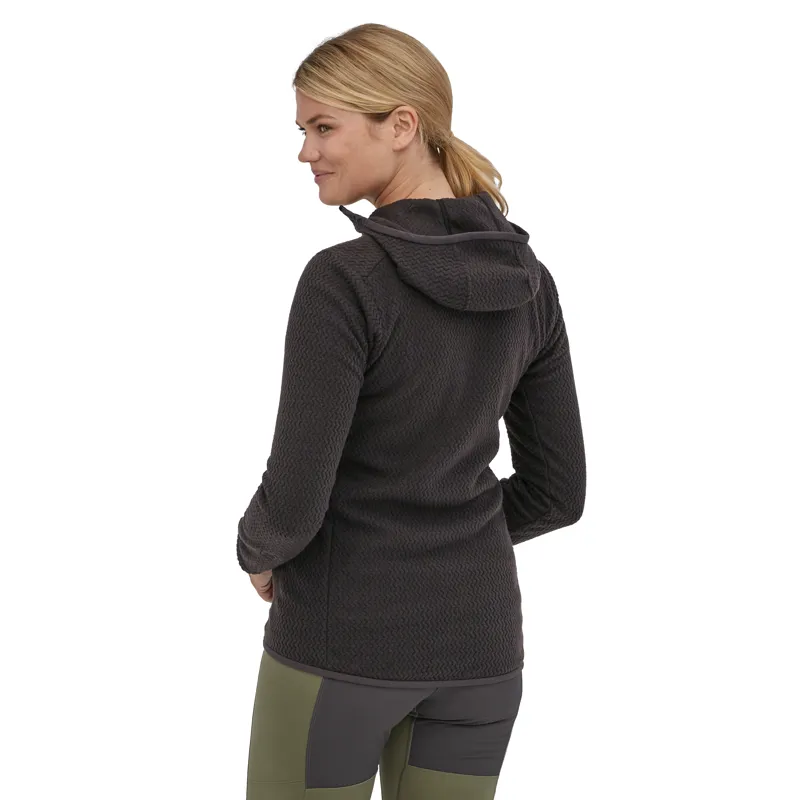 Patagonia Womens' R1 Air Full Zip Hoody in Black -2