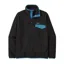 Patagonia Lightweight Synchilla Snap-T Pullover in Black