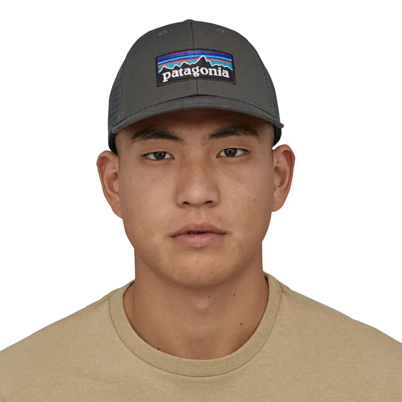 Patagonia LoPro P-6 Logo Trucker Cap in Forge Grey-1