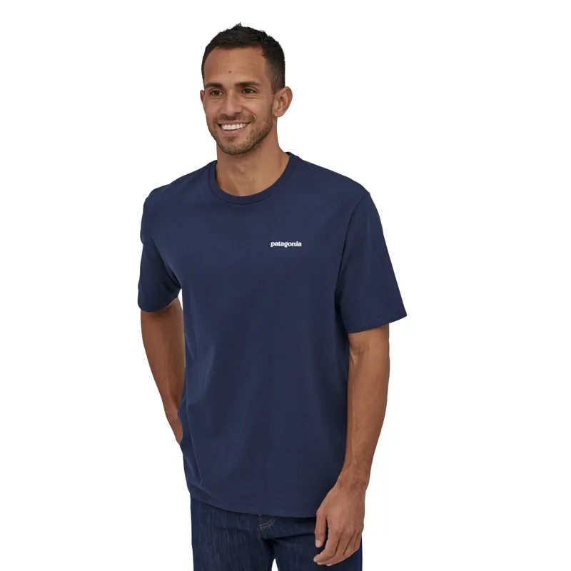 Patagonia P-6 Logo Responsibili-Tee in Classic Navy-1