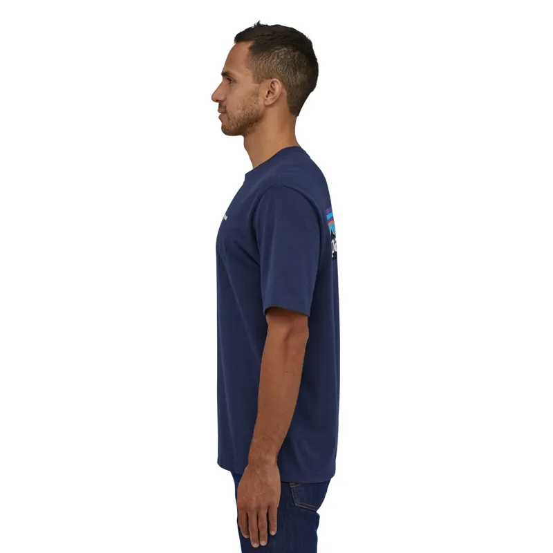 Patagonia P-6 Logo Responsibili-Tee in Classic Navy-3