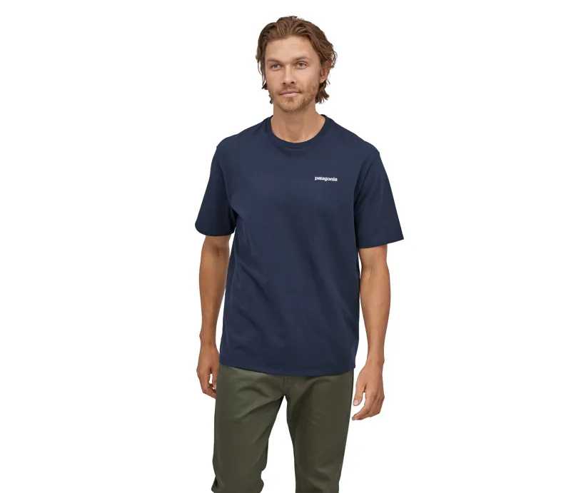 Patagonia P-6 Logo Responsibili-Tee in Classic Navy-4