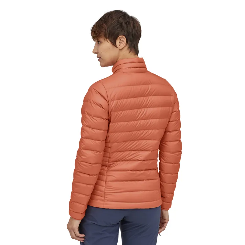 Patagonia Down Womens Sweater Jacket in Orange-2