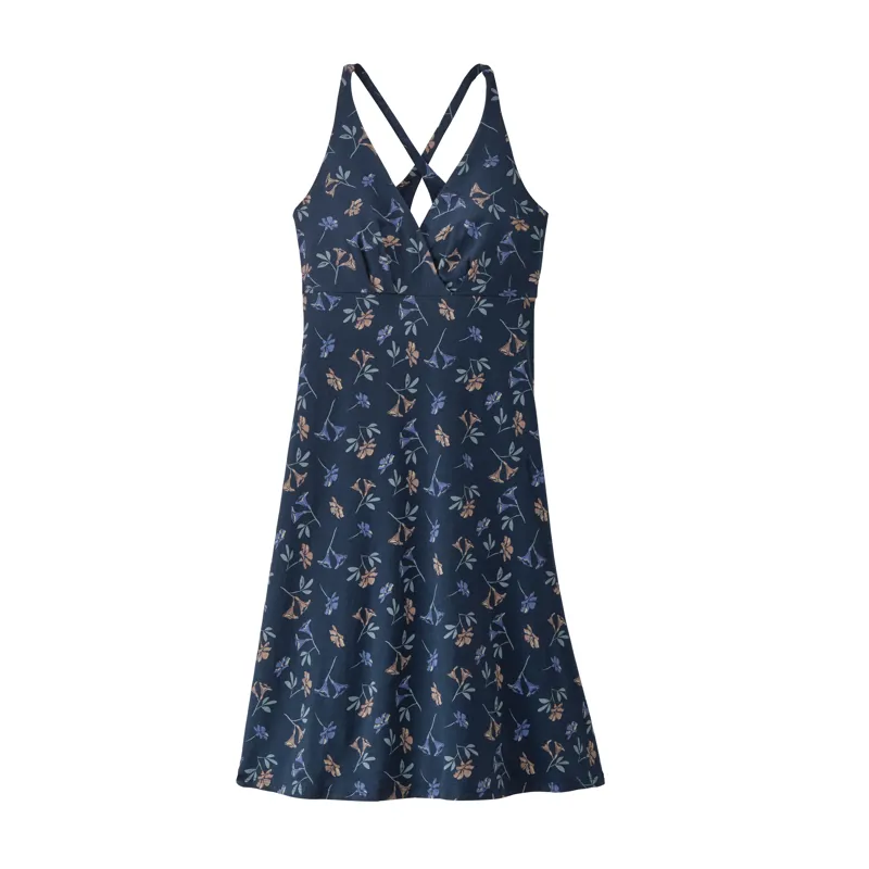 Patagonia Amber Dawn Womens Dress in Tidepool Blue