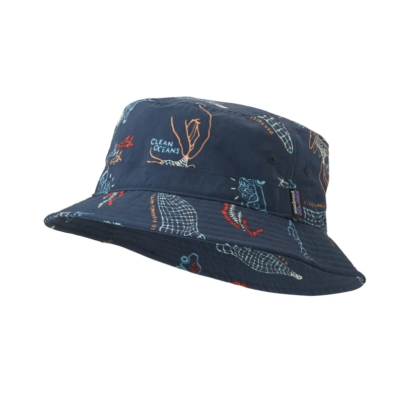 Patagonia Wavefarer Bucket Hat in Clean Currents: Tidepool Blue
