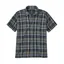 Patagonia A/C Shirt in Paint Plaid: Tidepool Blue
