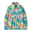 Patagonia Womens' Lightweight Synchilla Snap-T Pullover in Channeling Spring: Natural