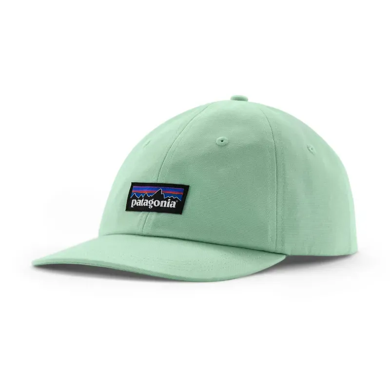 Patagonia P-6 Label Traditional Cap in Rinsed Green