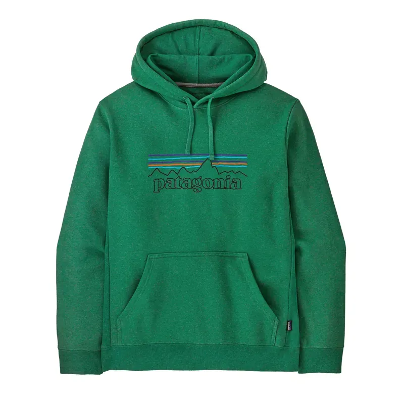 Patagonia P-6 Logo Uprisal Hoody in P-6 Outline: Heartleaf Green