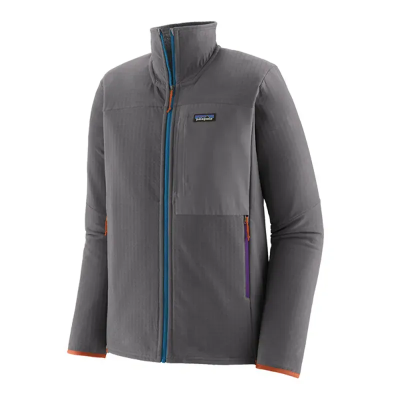 Patagonia R2 TechFace Fleece Jacket in Forge Grey