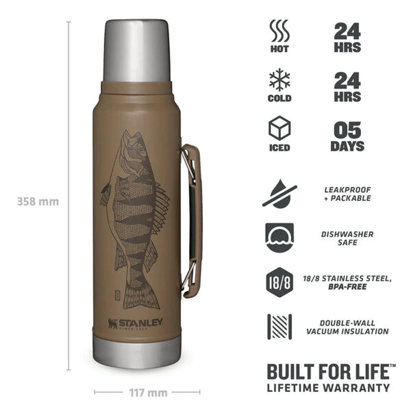 Stanley Classic Vacuum Bottle 1 litre Peter Perch-1