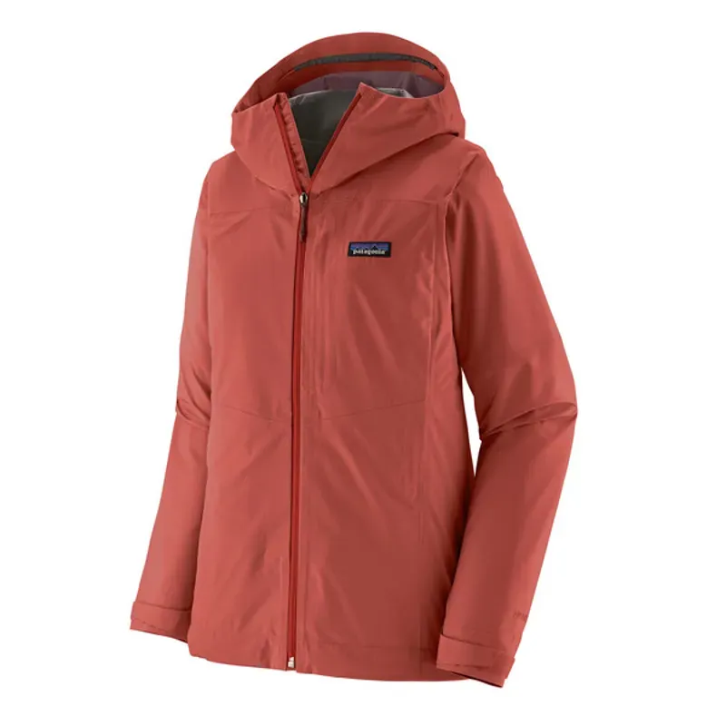 Patagonia Womens Boulder Fork Rain Jacket in Potters Red